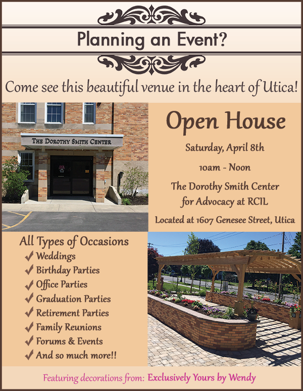 Come see this beautiful venue in the heart of Utica! April 8th from 10am - noon at 1607 Genesee Street in Utica