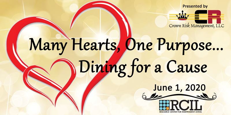 Many Hearts, One Purpose Dining for a Cause. Sponsored by Crown Risk Management